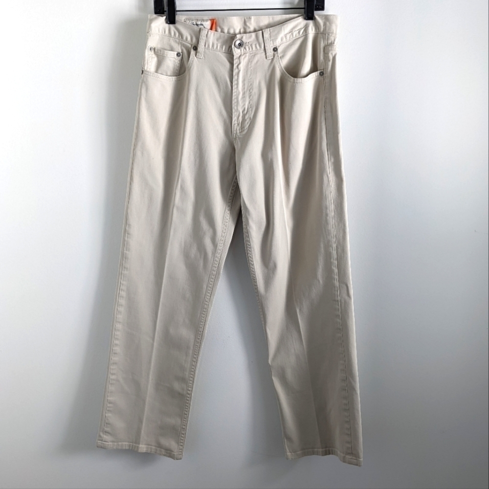 MEN'S Faconnable Modele F40 Khaki Pants 33R